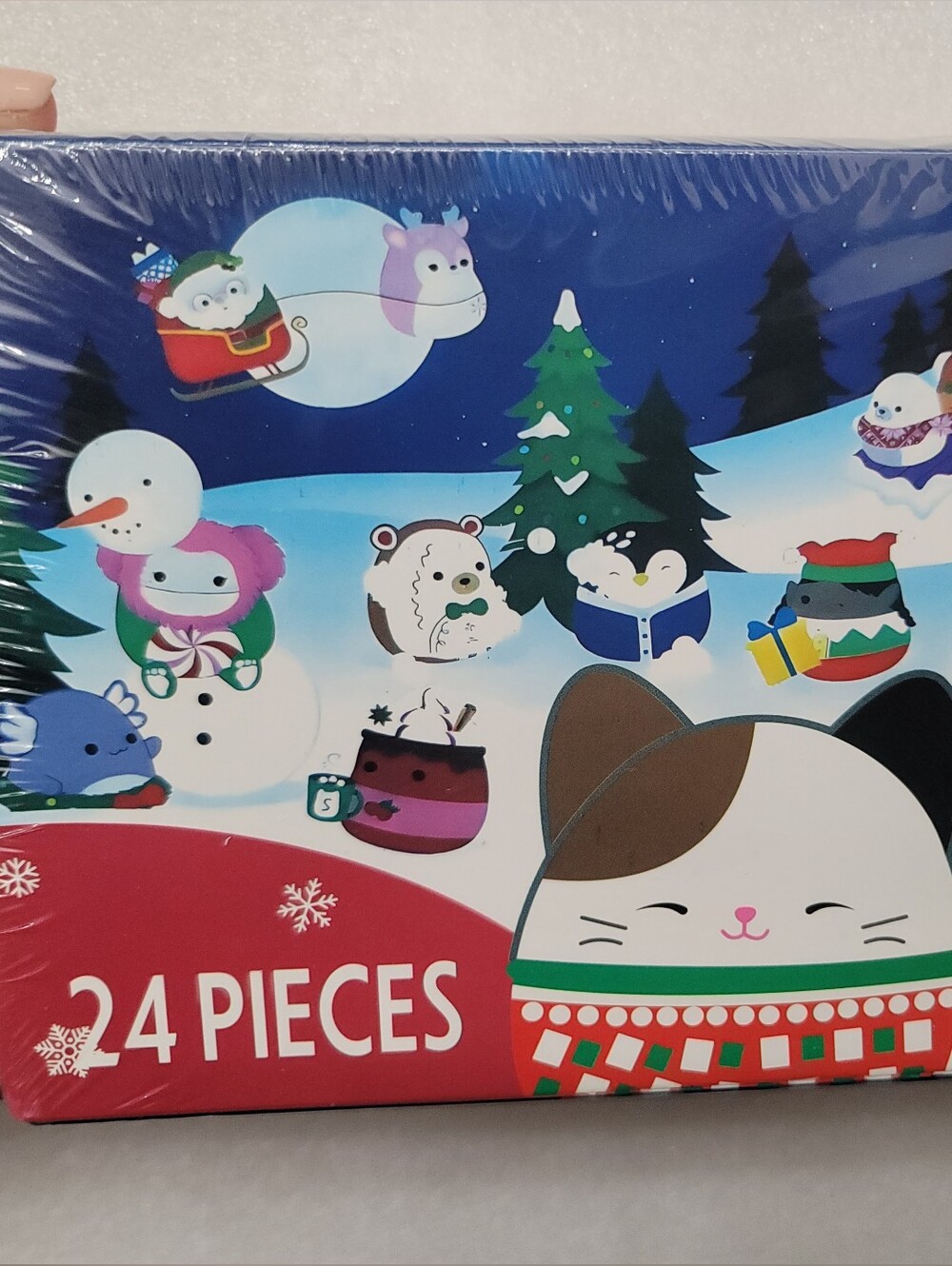 Holiday 'Squishmallow-Shaped' Advent Calendar // Box - 24 Pieces - Brand New